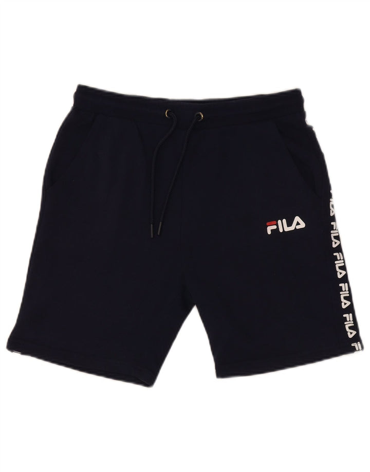 FILA Grafik-Sportshorts für Jungen, 13–14 Jahre, marineblaues Polyester