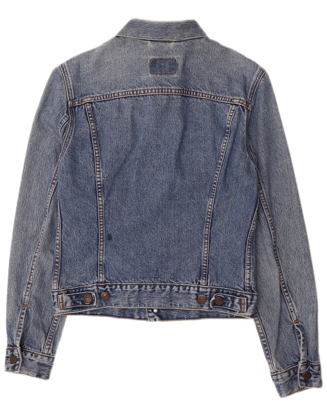 LEVI'S Jeansjacke für Mädchen, 10–11 Jahre, mittelblaue Baumwolle