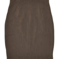 VINTAGE Womens Pencil Skirt UK 14 Large Brown Viscose | Vintage Vintage | Thrift | Second-Hand Vintage | Used Clothing | Messina Hembry 