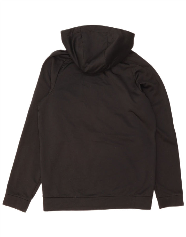 Nike Herren Dri Fit Zip Hoodie Pullover Small Schwarz Polyester