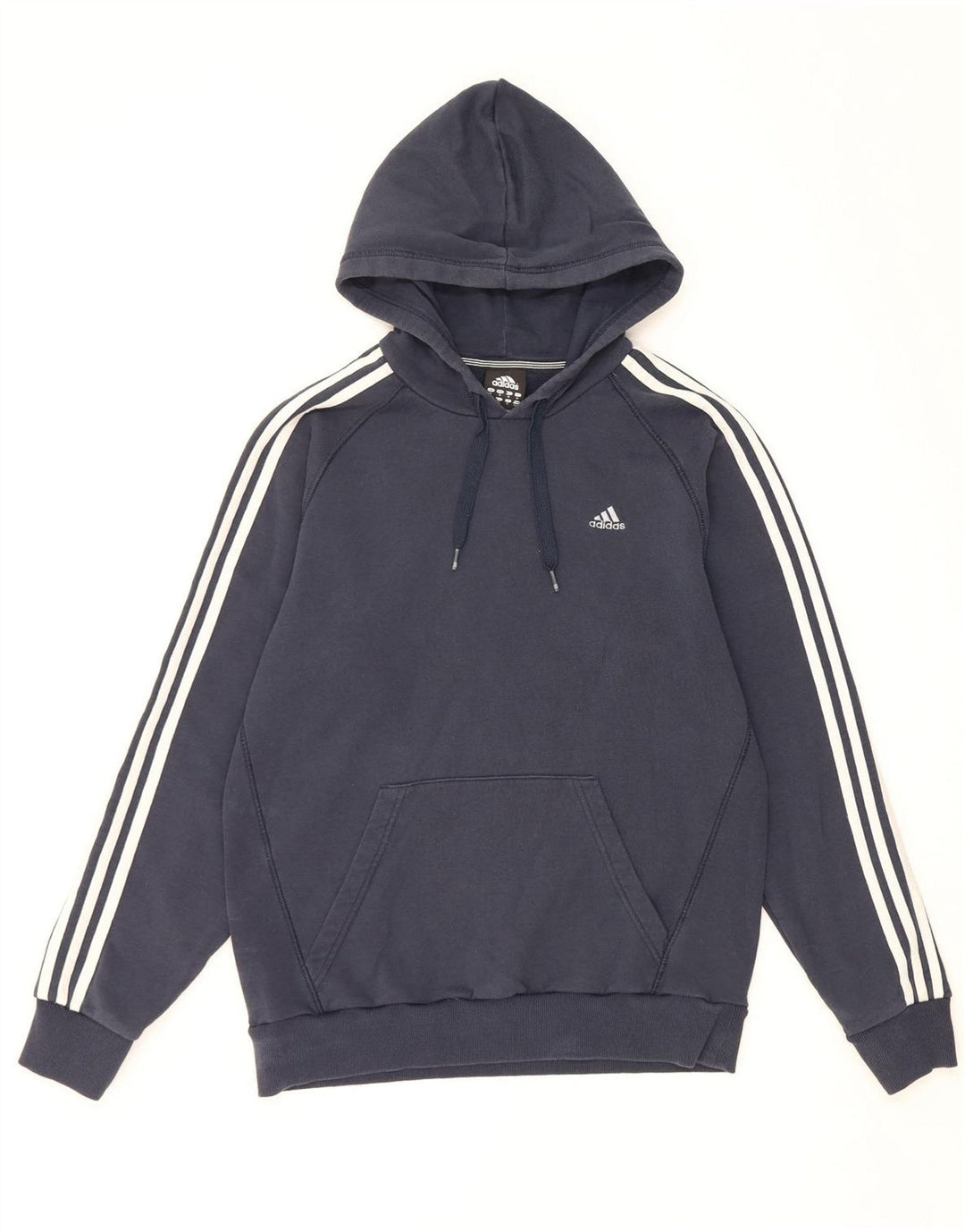 ADIDAS Herren Kapuzenpullover aus Baumwolle in mittlerem Marineblau