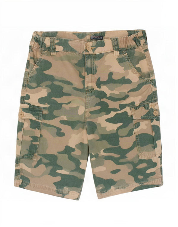 Mountain Warehouse Cargo-Shorts für Jungen, 12–13 Jahre, W30, grüne Tarnung