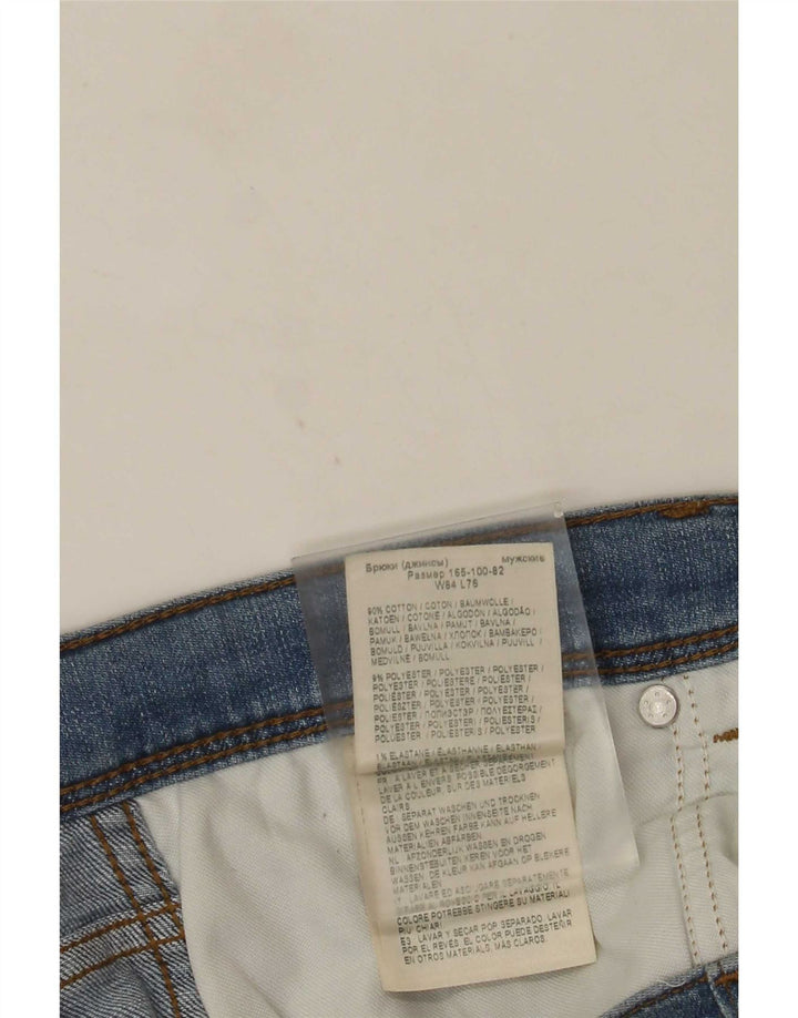 Wrangler Herren Texas Slim Jeans W33 L30 Blaue Baumwolle