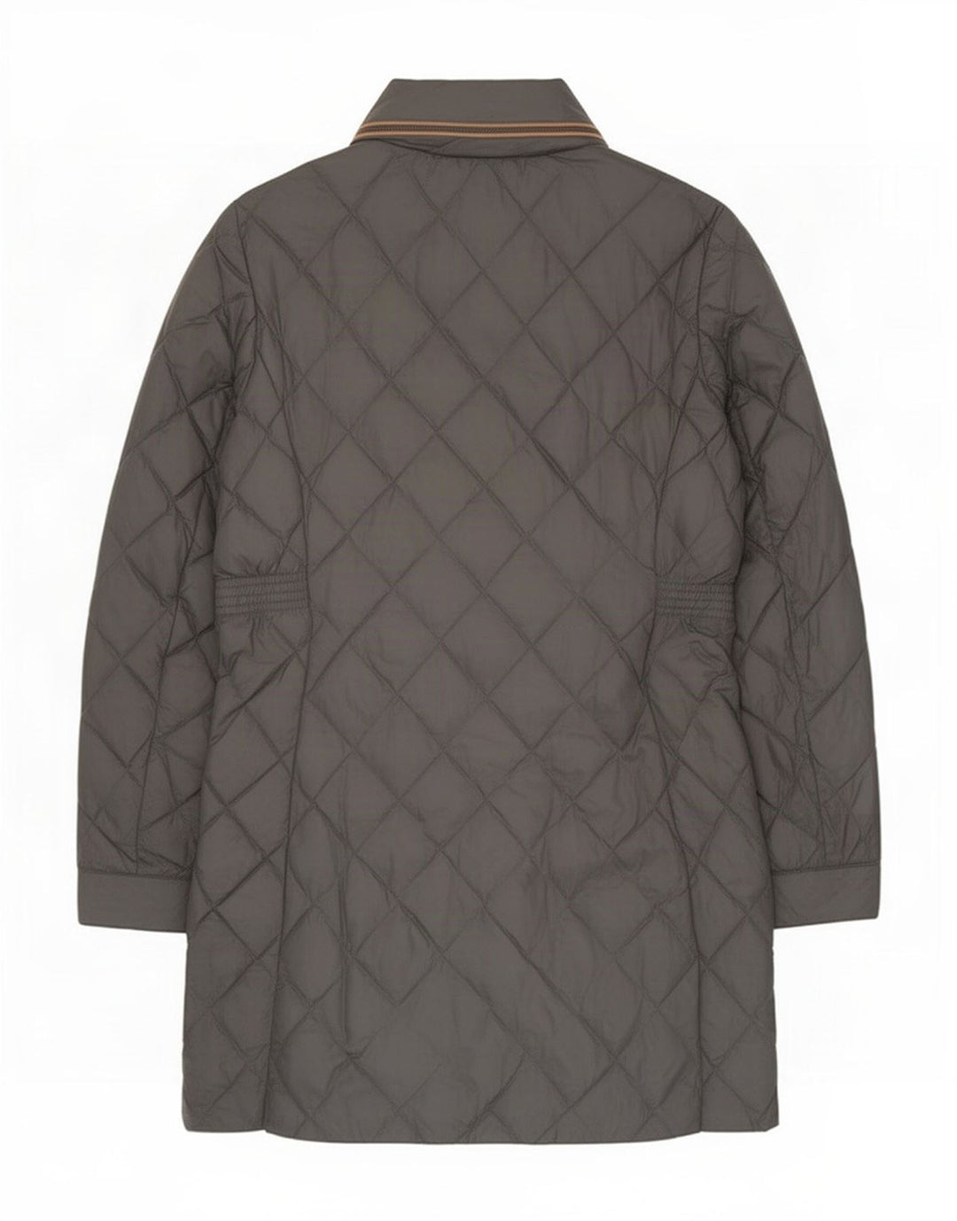 Marks & Spencer Damen Steppmantel UK 12 Mittelgraues Polyamid