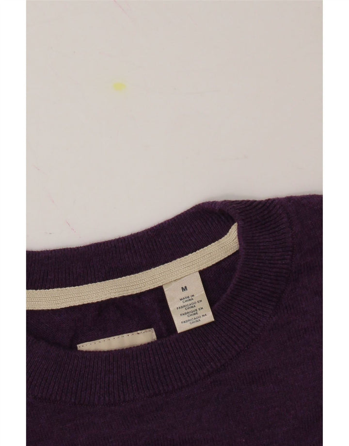 DOCKERS Mens Crew Neck Jumper Sweater Medium Purple Cotton Vintage Dockers and Second-Hand Dockers from Messina Hembry 