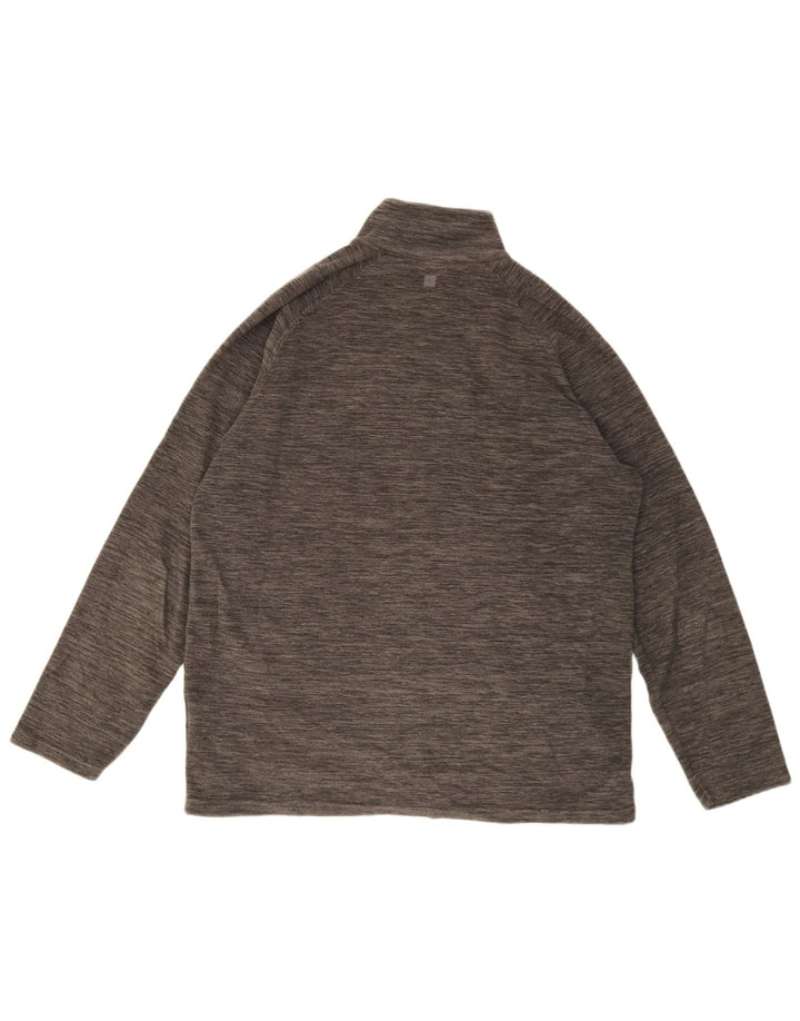 Mountain Warehouse Damen-Fleecejacke mit Reißverschluss, UK 16, Größe L, Grau meliert