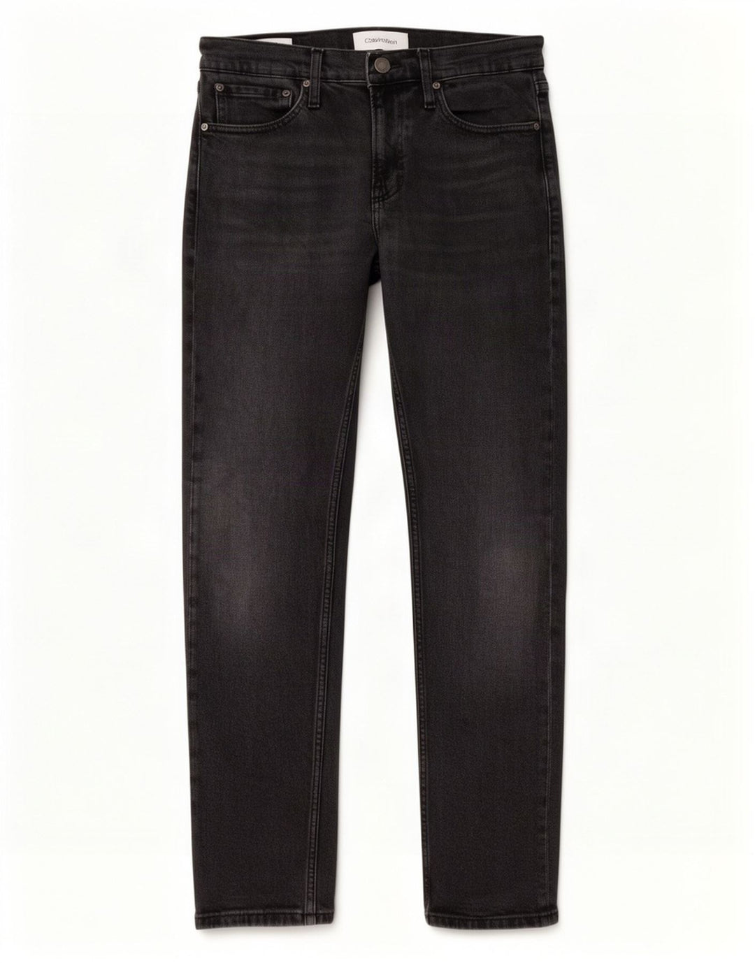 Calvin Klein Damen Straight Jeans W31 L30 Grau