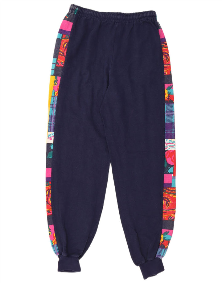 TRIGEMA Damen-Trainingsanzug, UK 14, mittlere Marineblau-Patchwork-Baumwolle