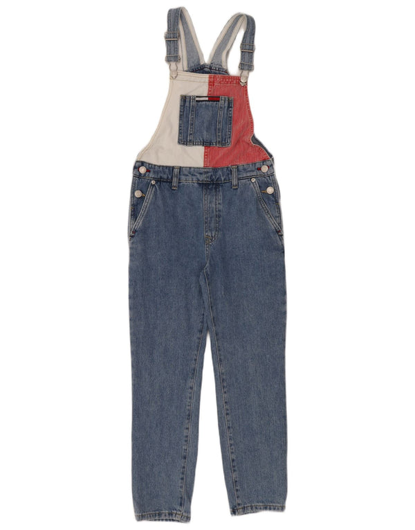 Tommy Hilfiger Slim-Jeans für Mädchen, 10–11 Jahre, W28, L26, Blau, Farbblock