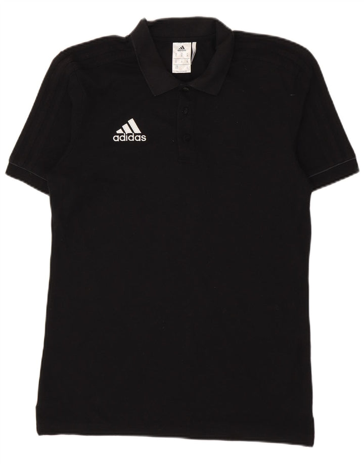 Adidas Herren Climalite Poloshirt Medium Schwarz Baumwolle
