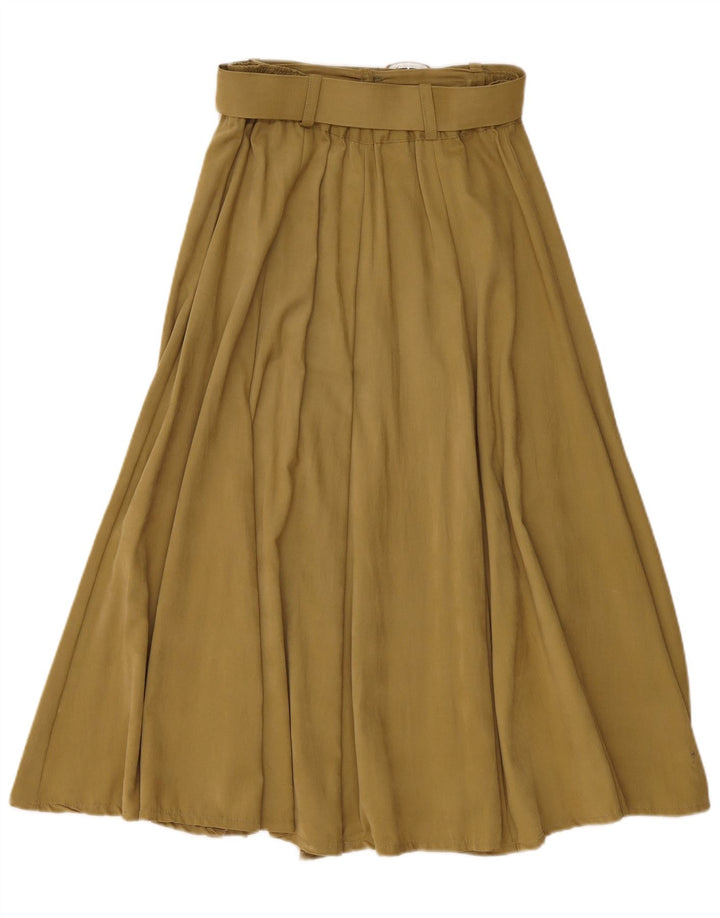 Incognito Damen ausgestellter Rock W28 Medium Khaki Viskose