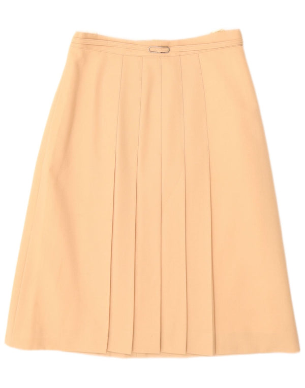 DIOLEN Damen A-Linien-Rock EU 40 Medium W26 Beige Polyester