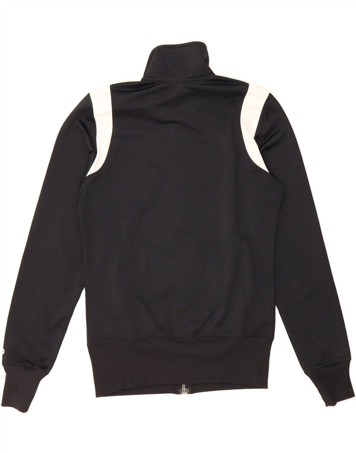 NIKE Womens Tracksuit Top Jacket UK 14 Medium Black Colourblock Polyester Vintage Nike and Second-Hand Nike from Messina Hembry 