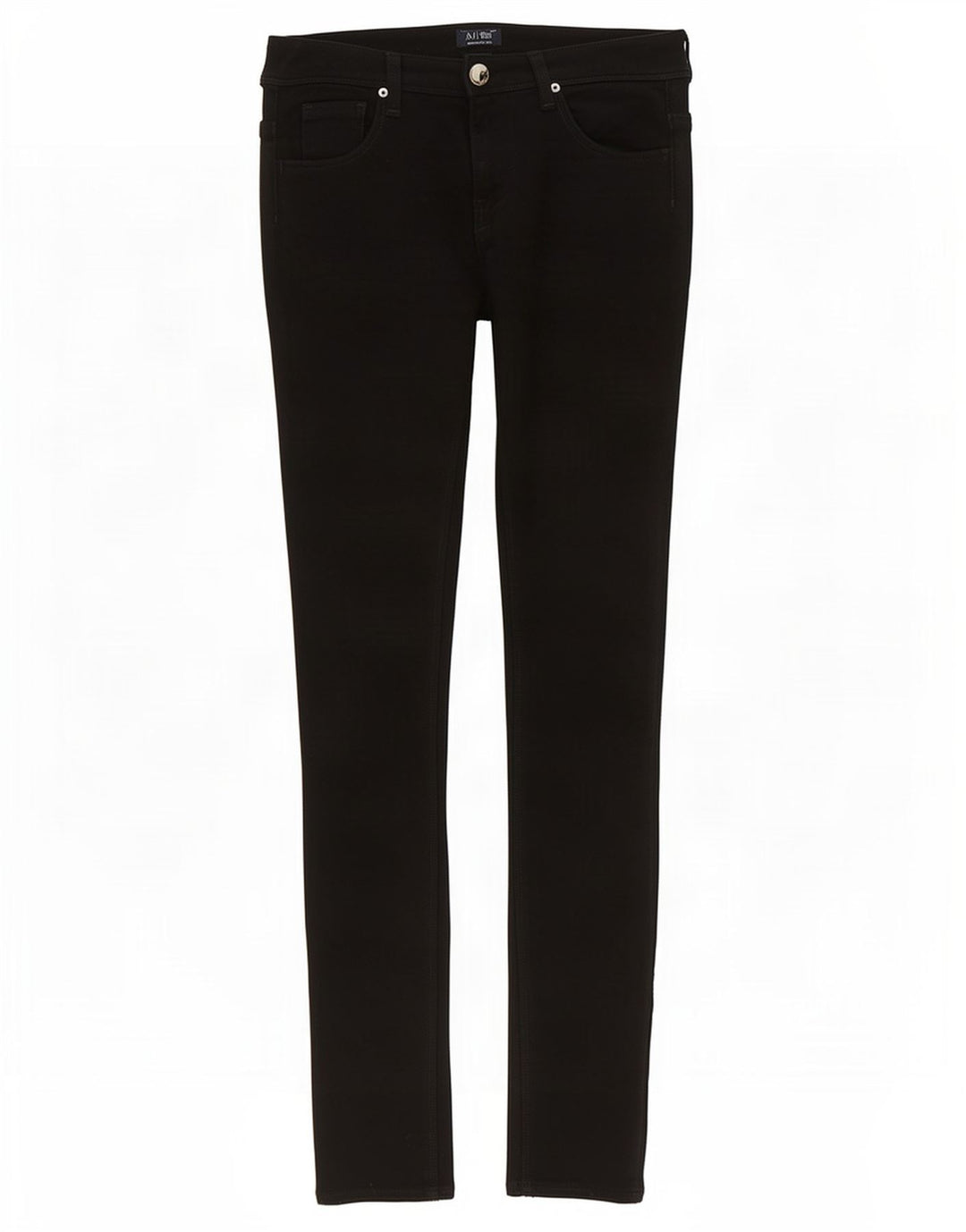 Armani Damen Skinny Jeans W26 L31 Schwarz Polyester