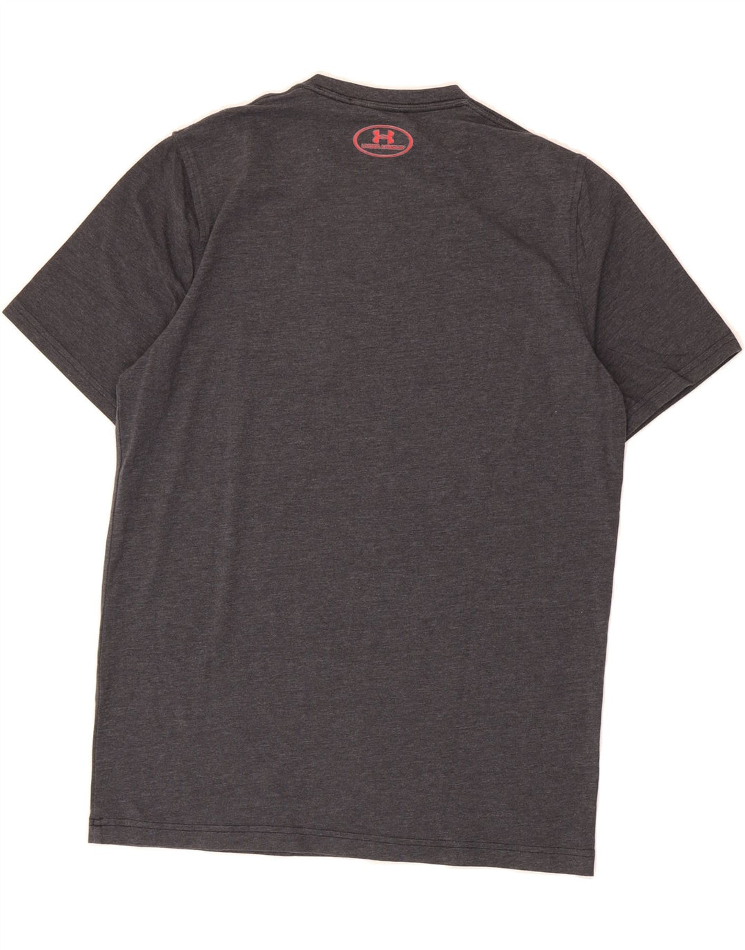 UNDER ARMOUR Mens Heat Gear Graphic T-Shirt Top Small Grey Vintage Under Armour and Second-Hand Under Armour from Messina Hembry 