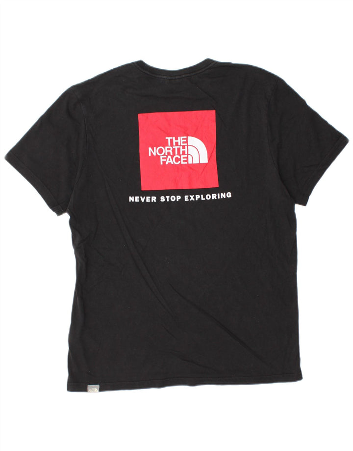 The North Face Herren-T-Shirt mit Grafik, mittelschwarze Baumwolle