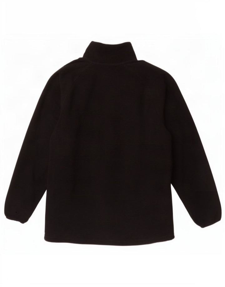 Canterbury Herren-Fleecepullover mit Reißverschluss am Hals, Mittelschwarzes Polyester