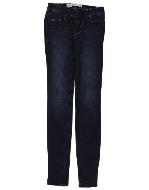 Hollister Damen Jegging-Jeans W23 L29 marineblaue Baumwolle