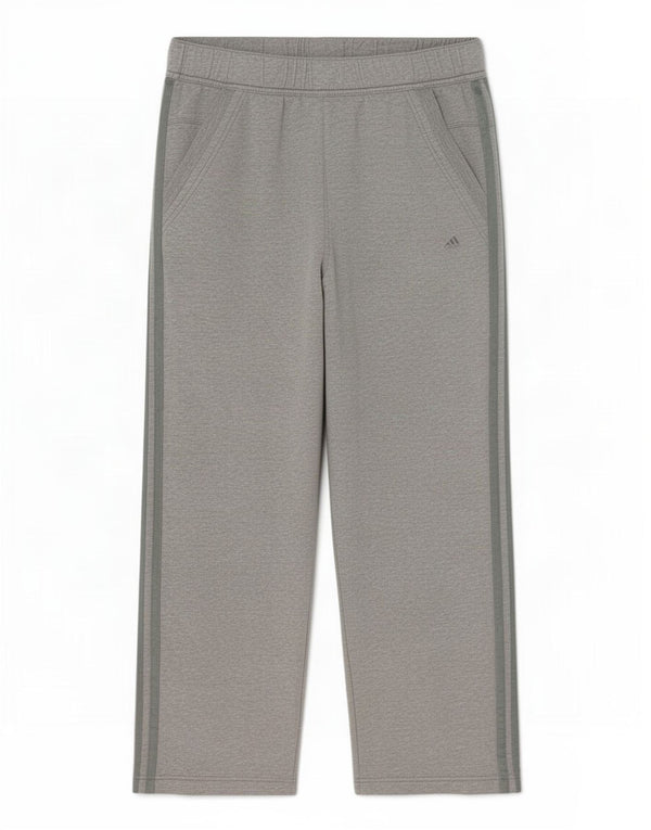 Adidas Damen Trainingshose UK 10 Small Graue Baumwolle