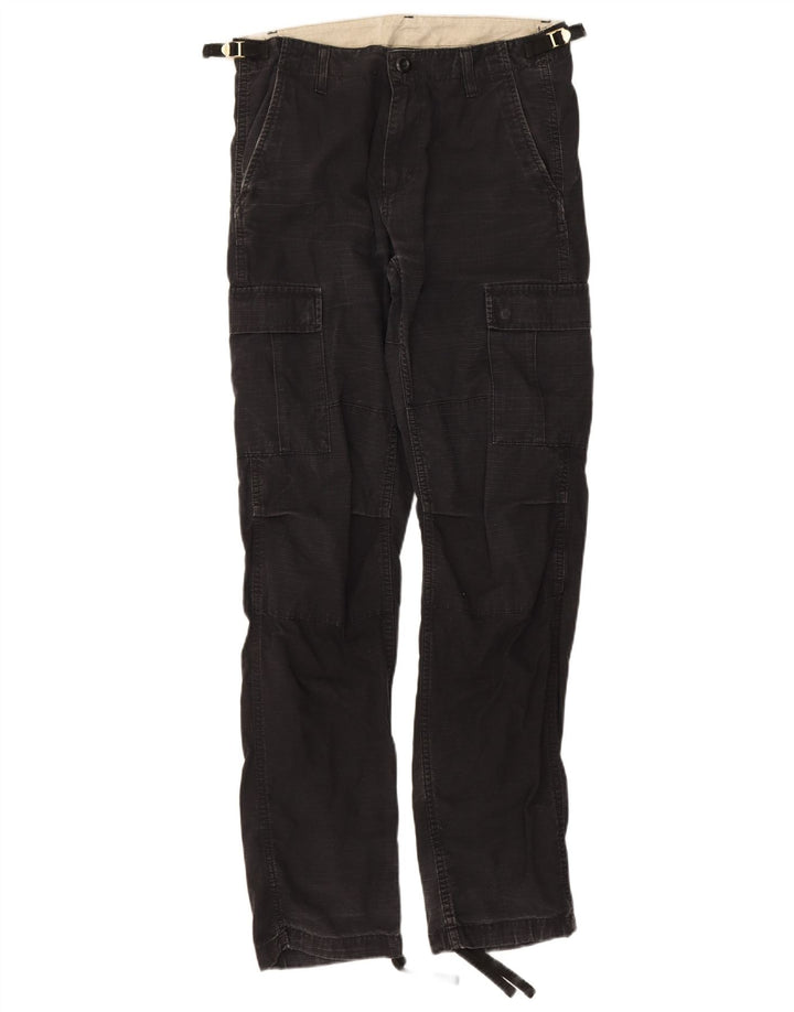 Carhartt Herren gerade Cargohose W30 L32 schwarze Baumwolle