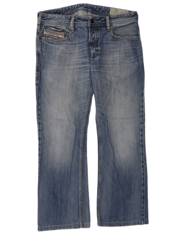 Diesel Herren Zatiny Regular Bootcut Jeans W30 L27 Blaue Baumwolle