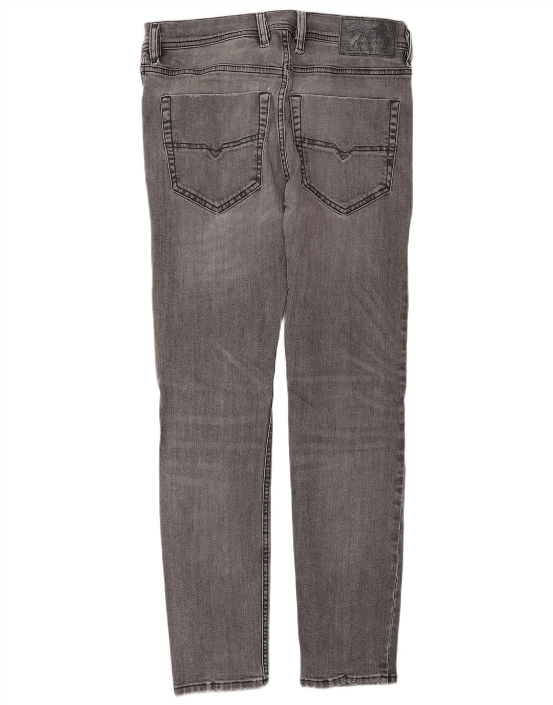 DIESEL Herren Skinny Jeans W29 L30 Graue Baumwolle