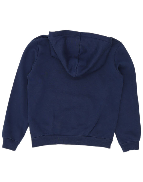 Puma Kapuzenpullover mit Grafik für Jungen, 11–12 Jahre, marineblaue Baumwolle