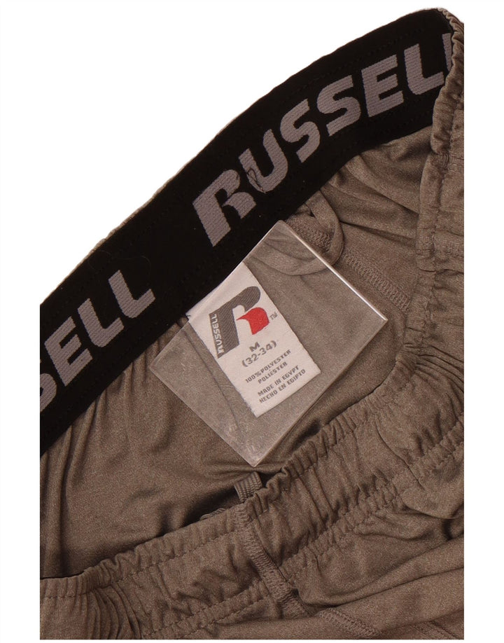 Russell Athletic Herren-Sportshorts aus mittelgrauem Polyester