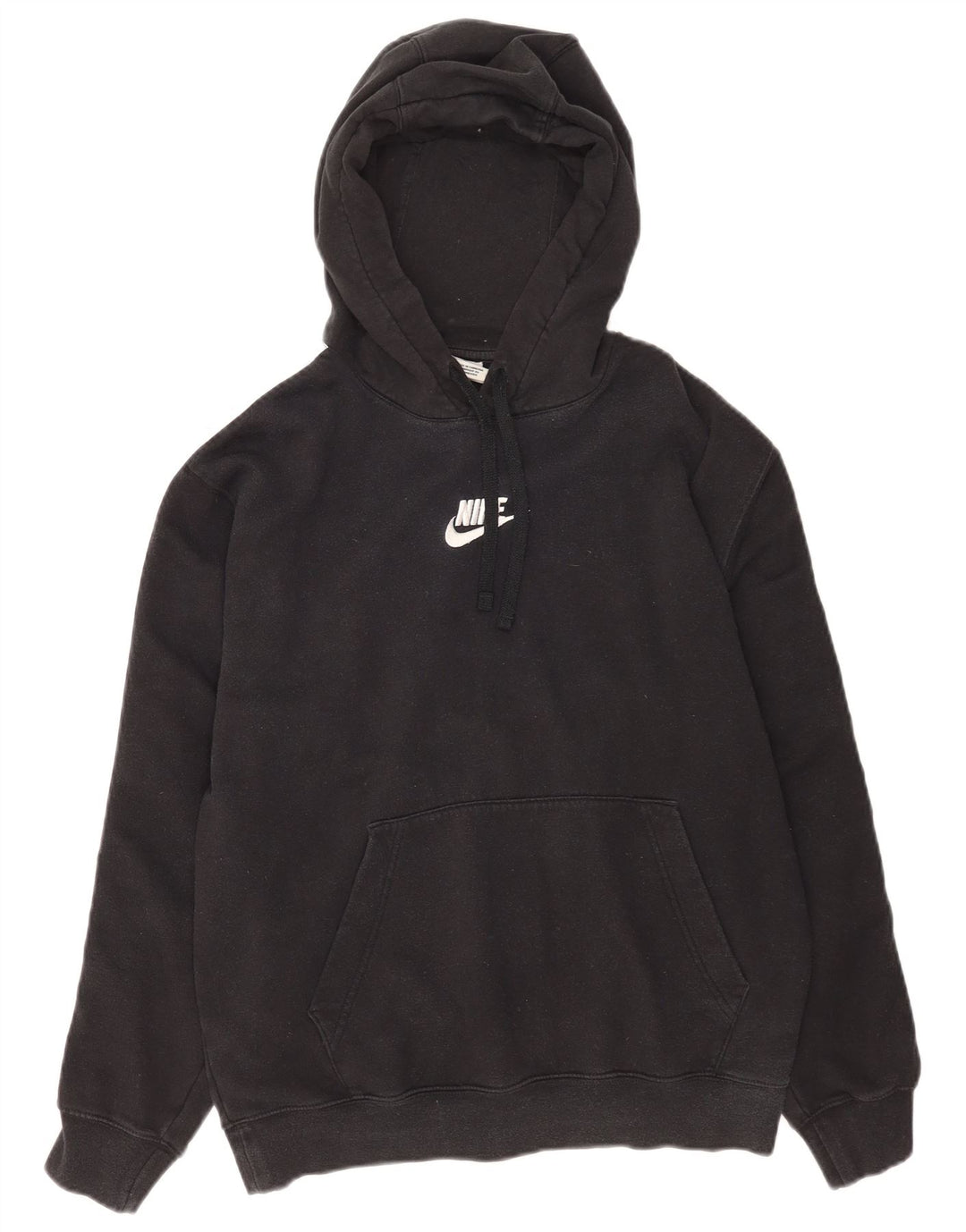 Nike Herren-Kapuzenpullover mit Grafik, mittelschwarz, Colourblock-Baumwolle