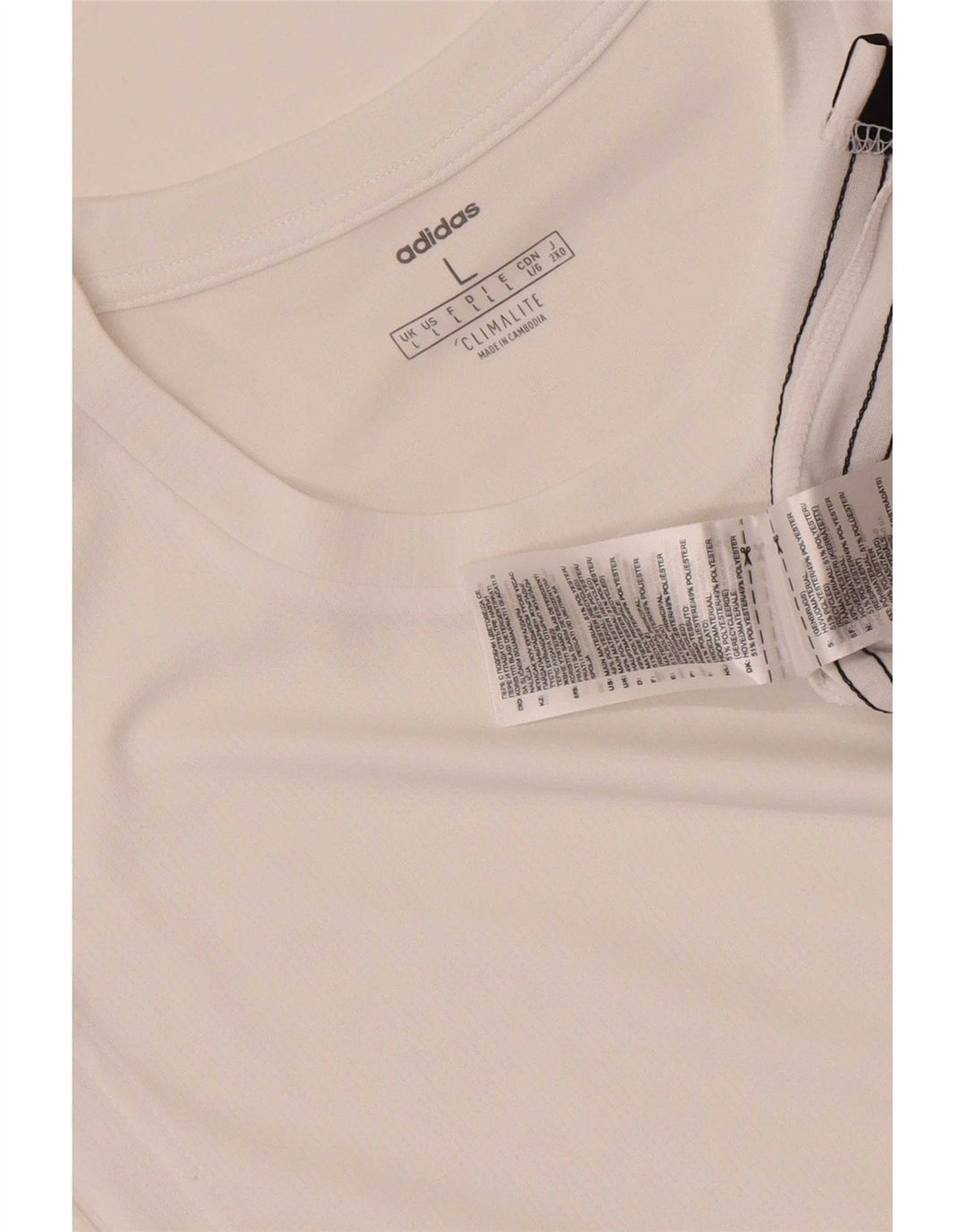 Adidas Herren Climalite Weste Top Large Weiß Polyester