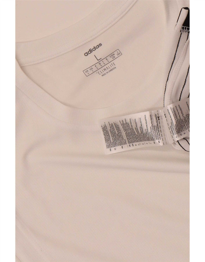 Adidas Herren Climalite Weste Top Large Weiß Polyester