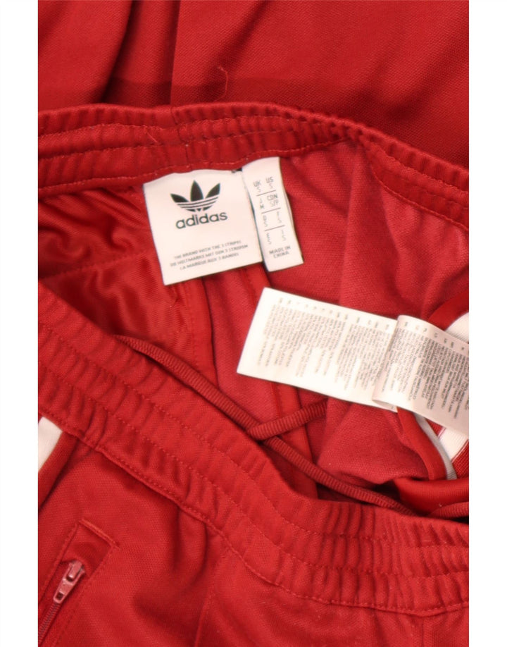 Adidas Herren-Trainingshose, klein, aus roter Baumwolle
