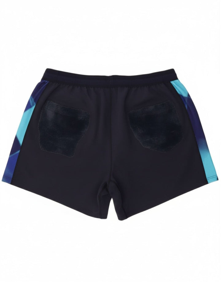 Umbro Herren-Sportshorts XL, Marineblau, Farbblock