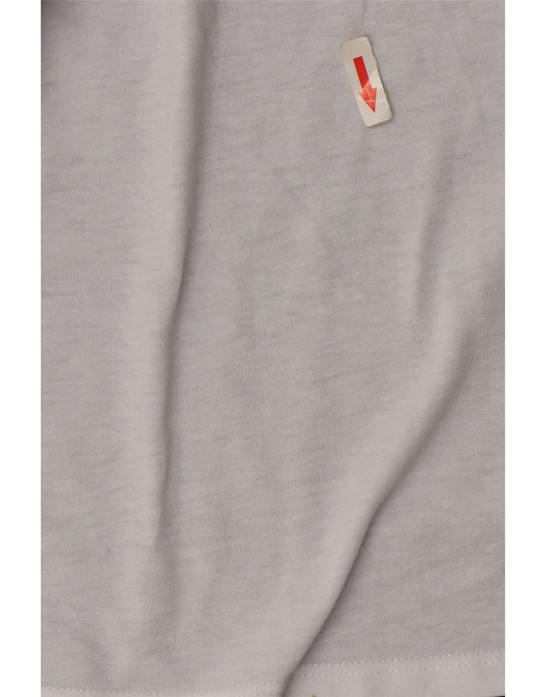 Fila Damen Grafik-T-Shirt-Oberteil UK 14 Mittelweißes Colourblock-Polyester