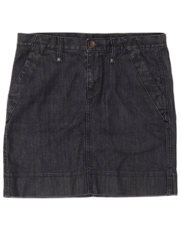 Benetton Damen Jeansrock W32 Large Marineblau