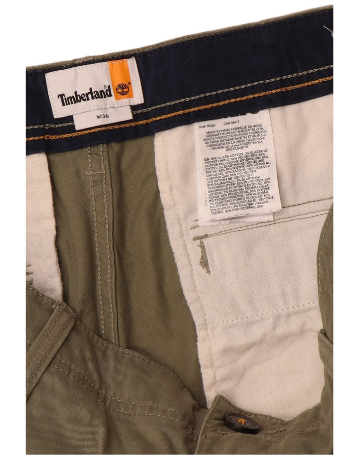 Timberland Herren Cargoshorts W36 Large Khaki Baumwolle