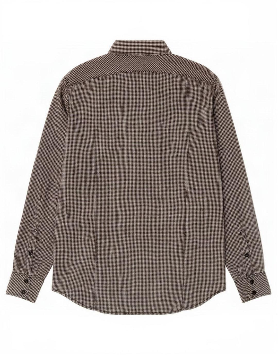 G-Star Herren-Hemd, groß, graue Gingham-Baumwolle