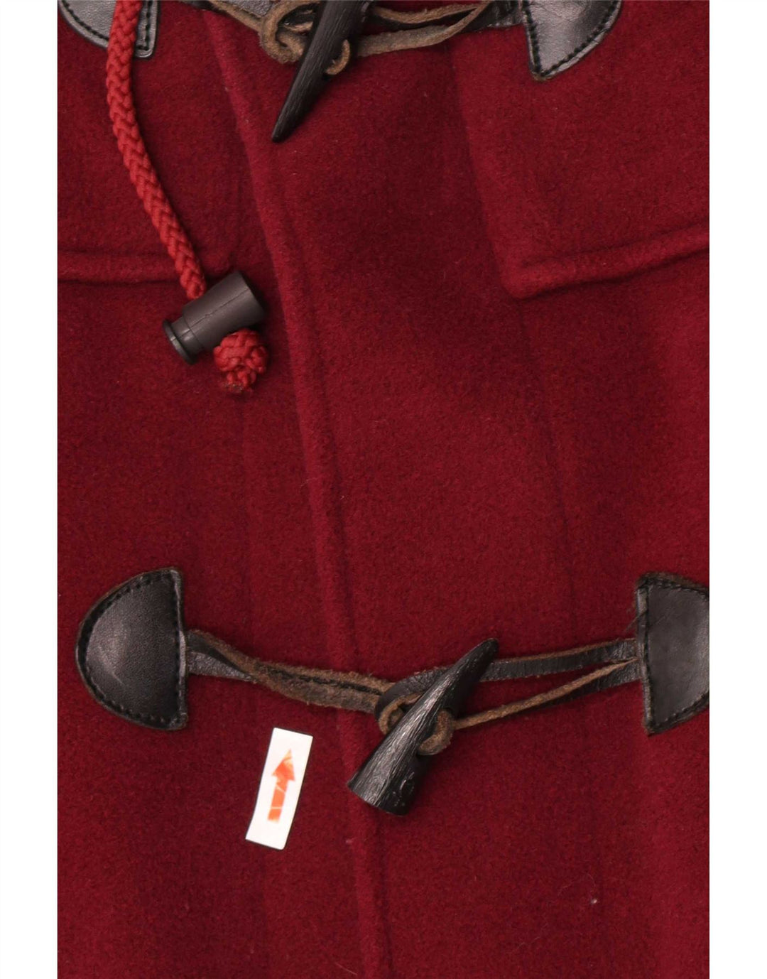 Marina Yachting Herren-Dufflecoat mit Kapuze, lockere Passform, IT 48, mittelbraune Wolle