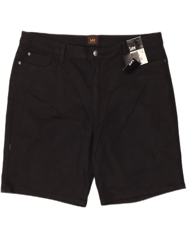 Lee Damen US 20 3XL W40 Schwarze Baumwolle