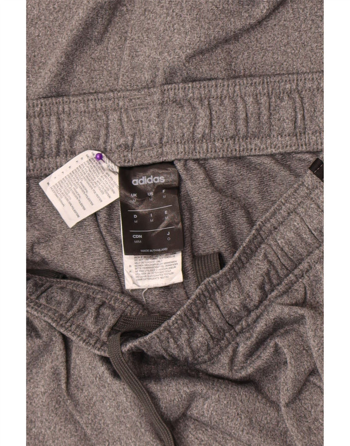 Adidas Herren-Trainingshose aus mittelgrauem Polyester