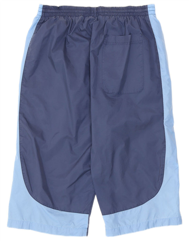 Nike Herren-Bermuda-Sportshorts, groß, marineblaues Colourblock-Nylon
