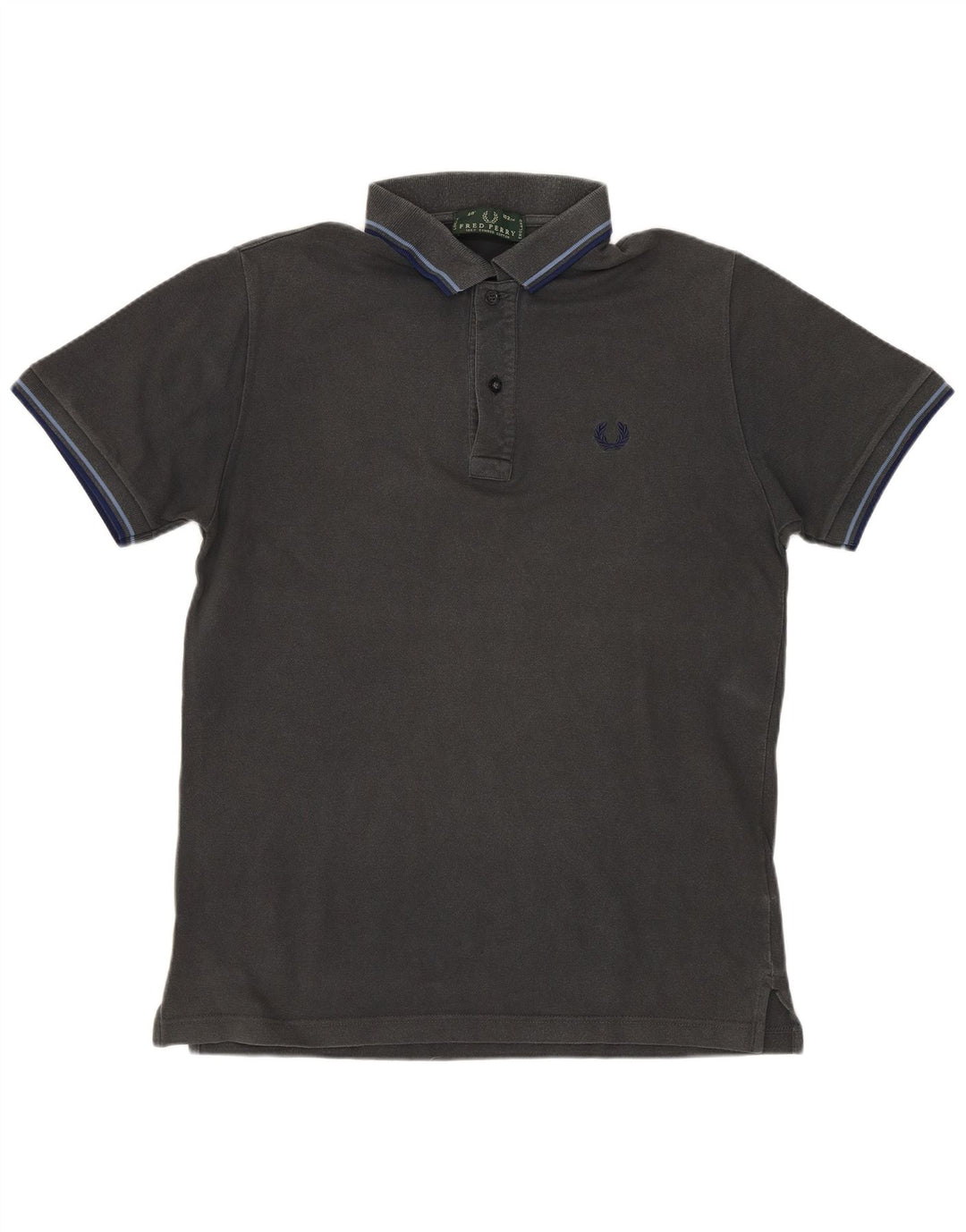 FRED PERRY Herren-Poloshirt aus mittelschwarzer Baumwolle