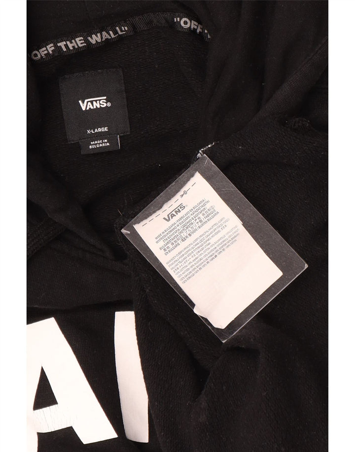 VANS Herren Graphic Hoodie Pullover XL Schwarz Baumwolle