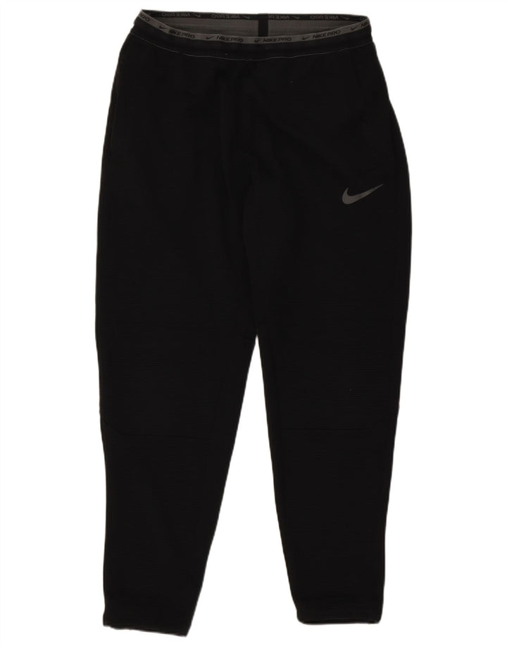 Nike Herren-Trainingshose mit Dri-Fit-Grafik, mittelschwarzes Polyester