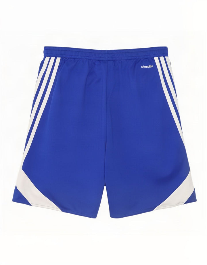 Adidas Herren Climalite Sport Shorts Mittelblaues Colourblock-Polyester