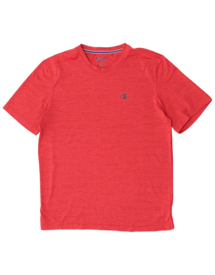 Champion Herren T-Shirt Top Mittelrotes Polyester