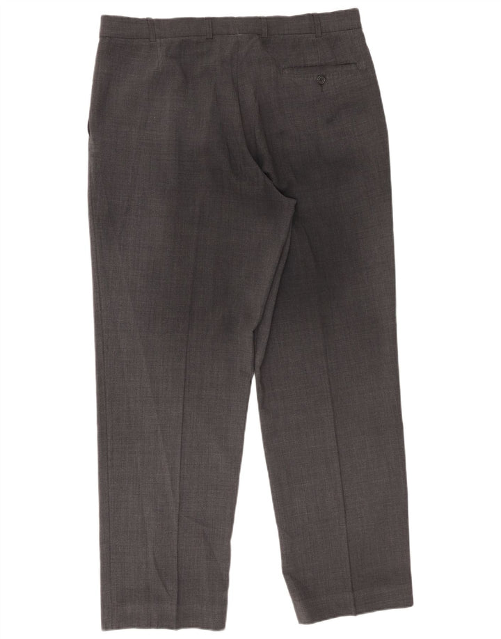 Marks & Spencer Herren-Anzughose mit Pegged-Anzug, W34, L28, Grau