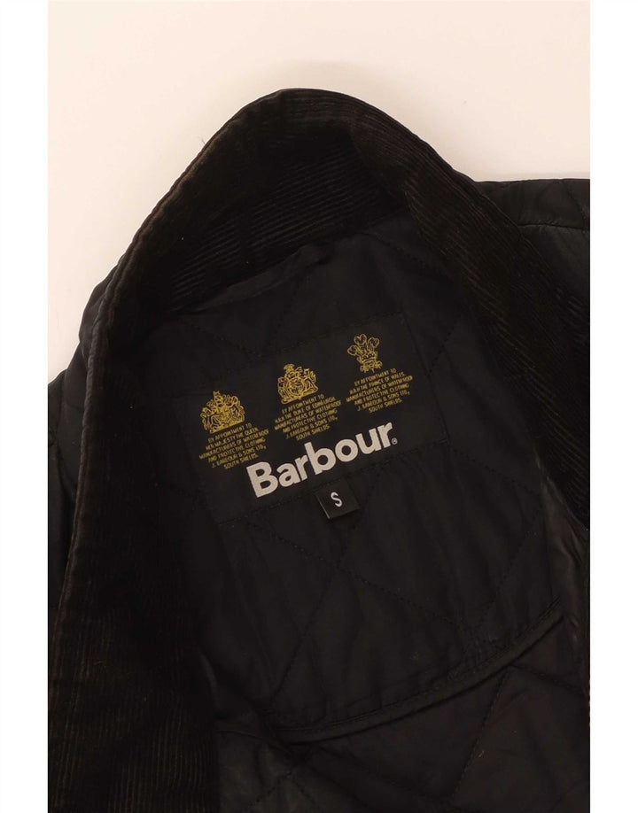Barbour Herren Steppjacke UK 36 Small Schwarz