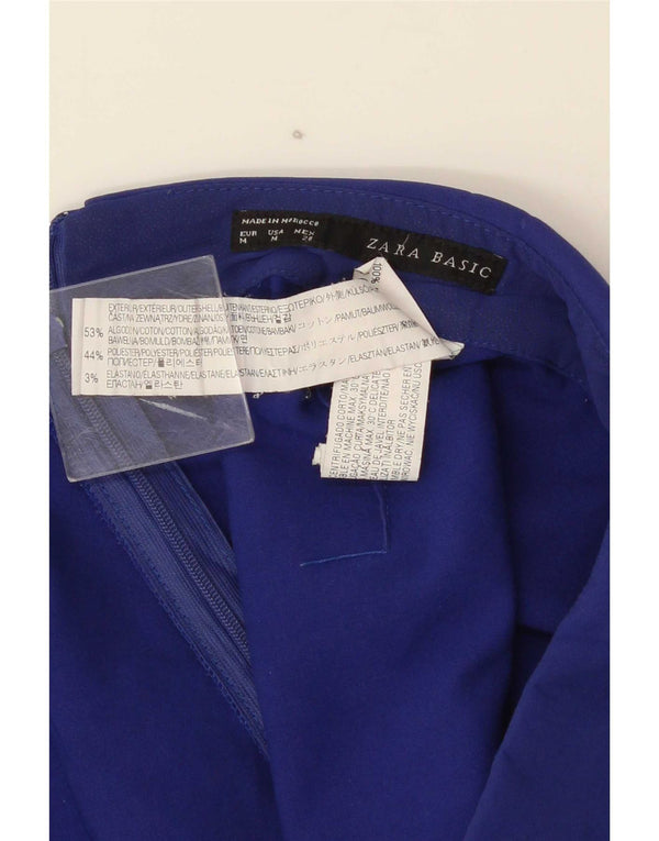 Zara Damen-Shorts, mittelgroß, W28, marineblaue Baumwolle