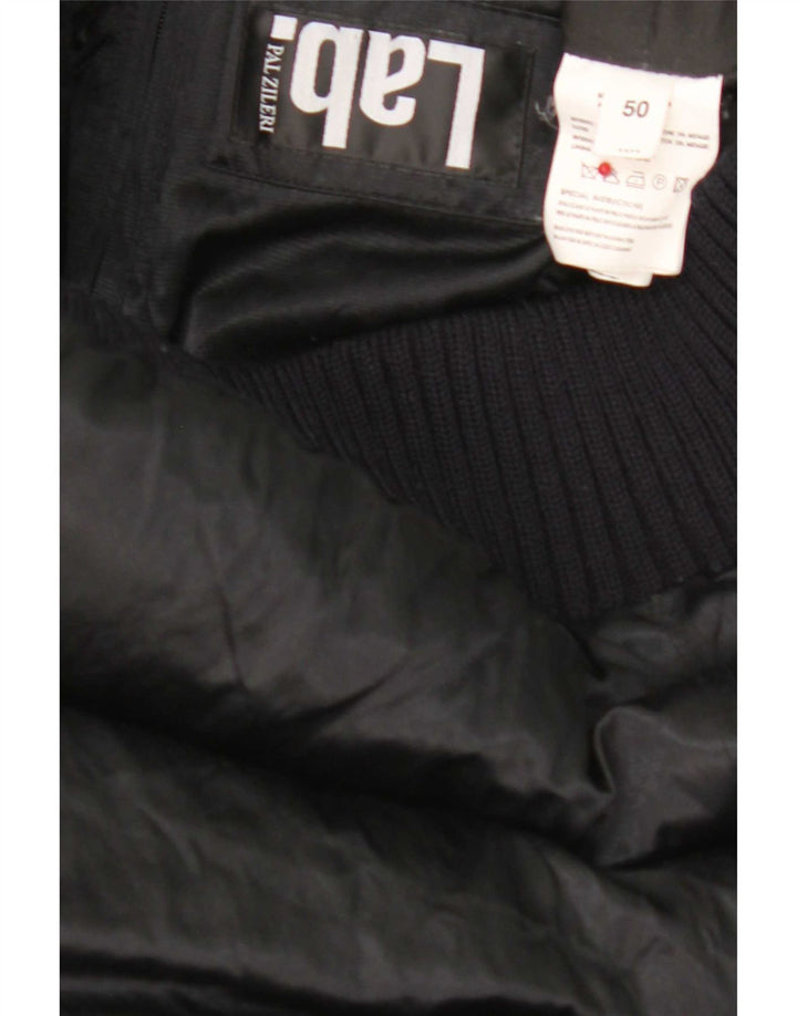 Pal Zileri Damen Kapuzenjacke IT 50 XL Schwarz Polyester